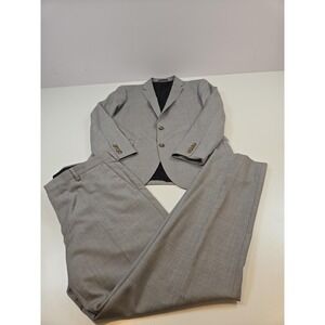 J Crew Ludlow Suit Mens 42L 33x32 Gray Loro Piana Super 120s Wool Slim Fit